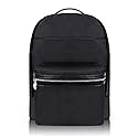 McKleinUSA N Series, Parker, Nano Tech-Light Nylon with Leather Trim, 15" Nylon Dual Compartment Laptop Backpack, Black (18555), One Size