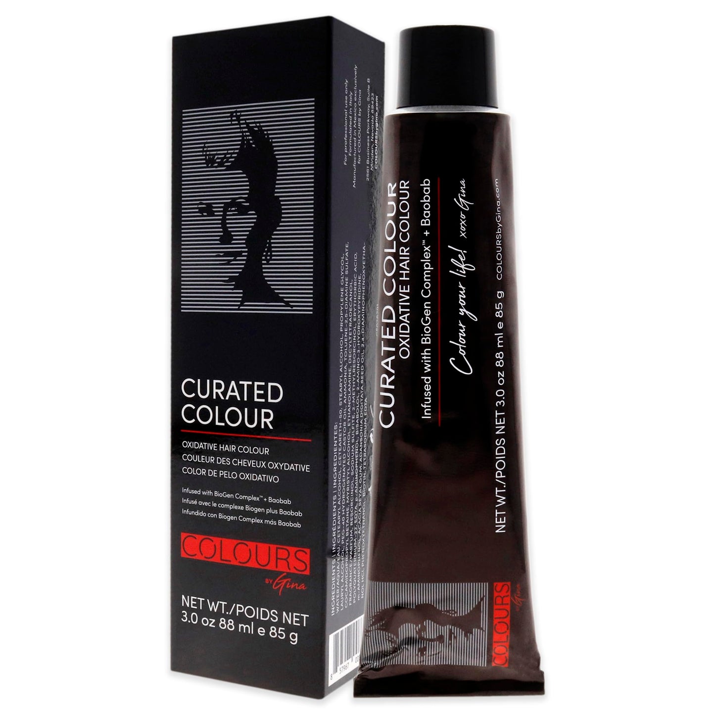 Colours By Gina Curated Colour - 6.3-6G Dark Golden Blonde by Colours By Gina for Unisex - 3 oz Hair Color