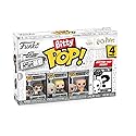 Funko Bitty POP! HP - Harry in Robe with Scarf, 4-Pack - Harry Potter, Draco Malfoy, Dobby and A Surprise Mystery Mini Figure - 0.9 Inch (2.2 Cm)…