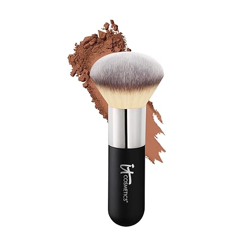 IT Cosmetics Heavenly Luxe Airbrush Powder & Bronzer Brush #1 - For a Smooth, Even, Airbrushed Finish - Jumbo Handle for Easy Application - Soft