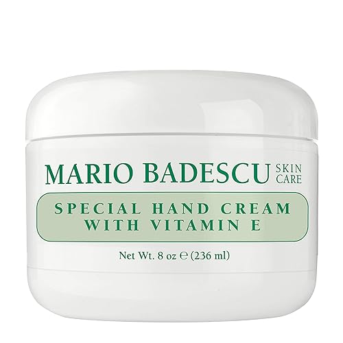 Mario Badescu Special Hand Cream with Vitamin E for Men and Women, Non-Greasy, Light and Fast-Absorbing Hand Cream for Dry Cracked Hands, Ideal