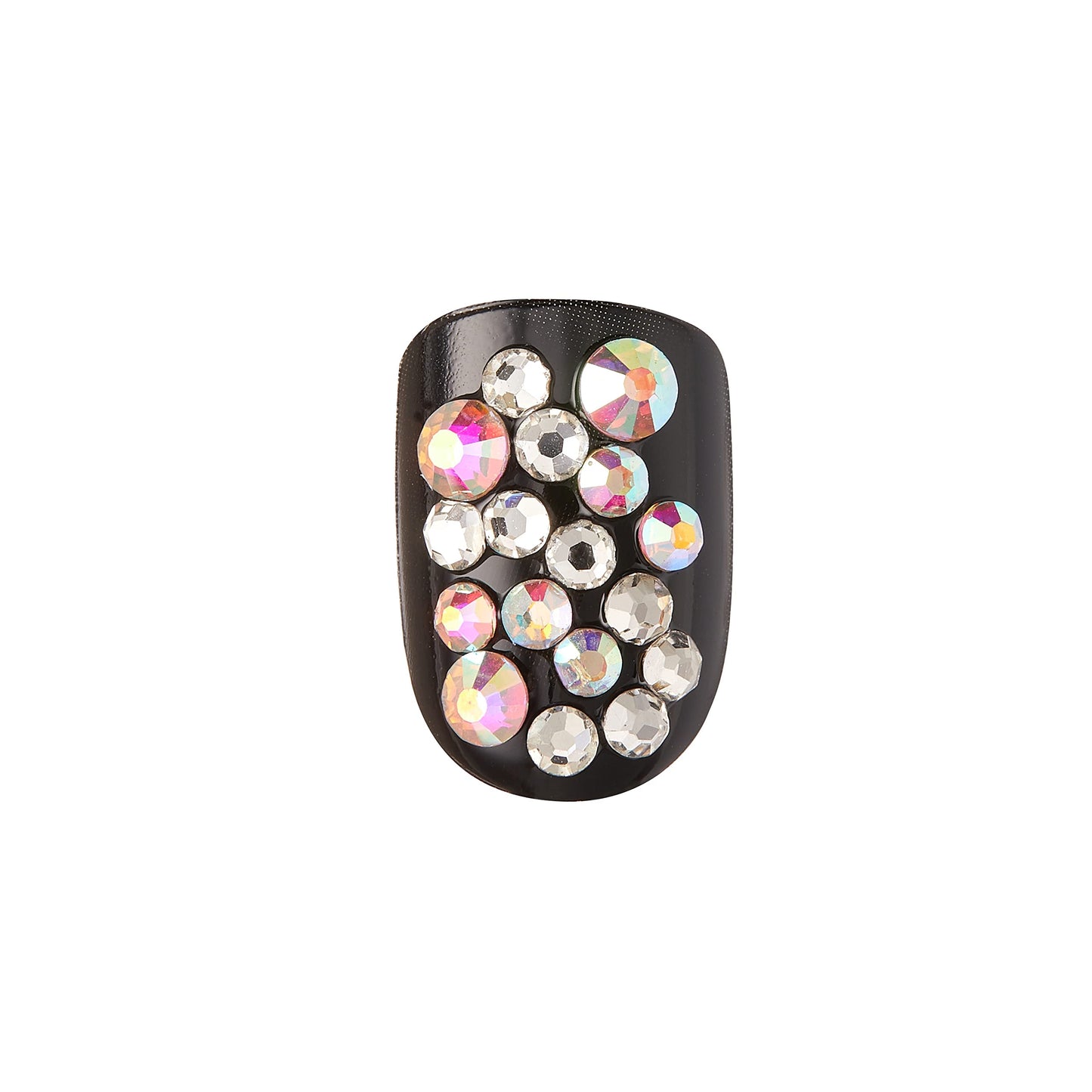 KISS imPRESS Press-On Nails Couture Collection Manicure Kit, ‘Lavish’, Patented Super-Hold Adhesive, 30 Fake Nails with 12 Accent Nails
