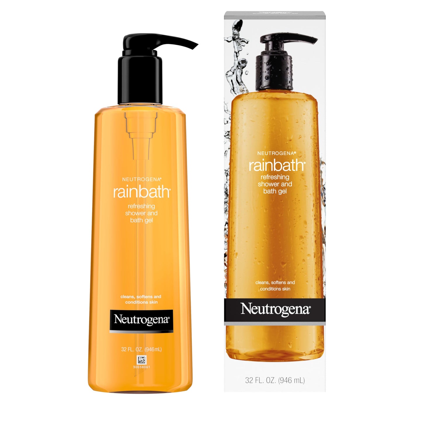 Neutrogena Rainbath Cleansing Shower & Bath Gel, Daily Moisturizing Body Wash Cleanser & Shaving Gel for Men & Women, Clean-Rinsing Creamy Lather