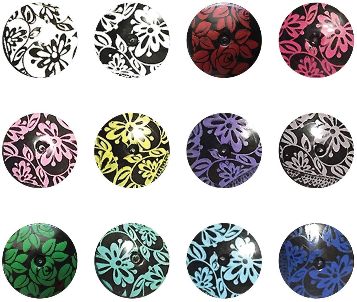 PUEEN Super Intense Nail Polish for Nail Stamping Nail Color Lacquer - Set of 12 Colors -BH000934