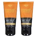Bath and Body Works Travel Cream 2.5 oz - Pack of 2 (Mahogany Teakwood)