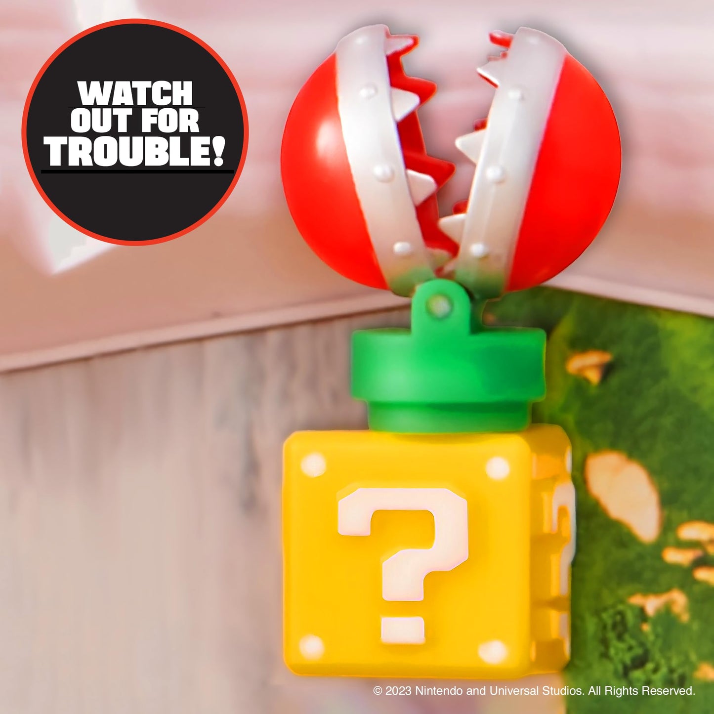 Super Mario Bros. Movie Mushroom Kingdom Castle Playset – Includes 1.25" Mario & Princess Peach Figures, Interactive Training Grounds, Ages 3+