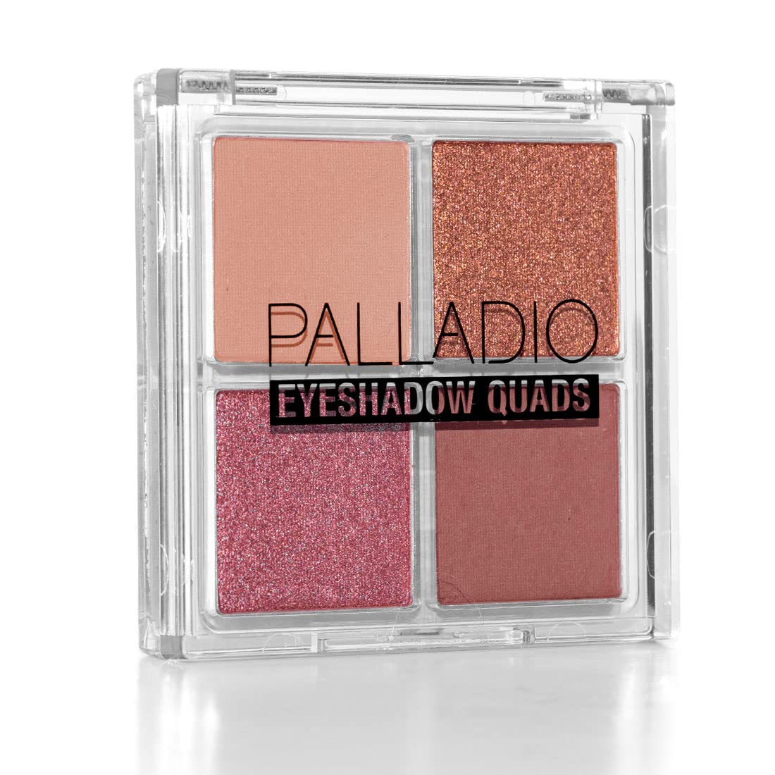 Palladio Eyeshadow Quads, Velvety Pigmented Blendable Matte, Metallic & Shimmer Finishes, Creamy Formula, Four Way Quad Eye Shadow Palette, Talc-Free