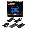Hot Wheels Batman Batmobile Toy Car Bundle, Set of 5 Fan-Favorite Castings in 1:64 Scale with Special Packaging