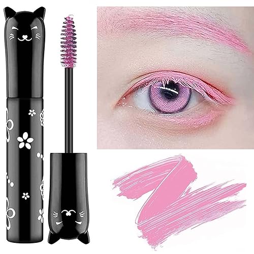 Pink Mascara Colored Eyes Makeup Best Natural Hypoallergenic Primer Benefit Waterproof Fast Dry Eyelashes Red Volumizing Lengthening Curling Defining