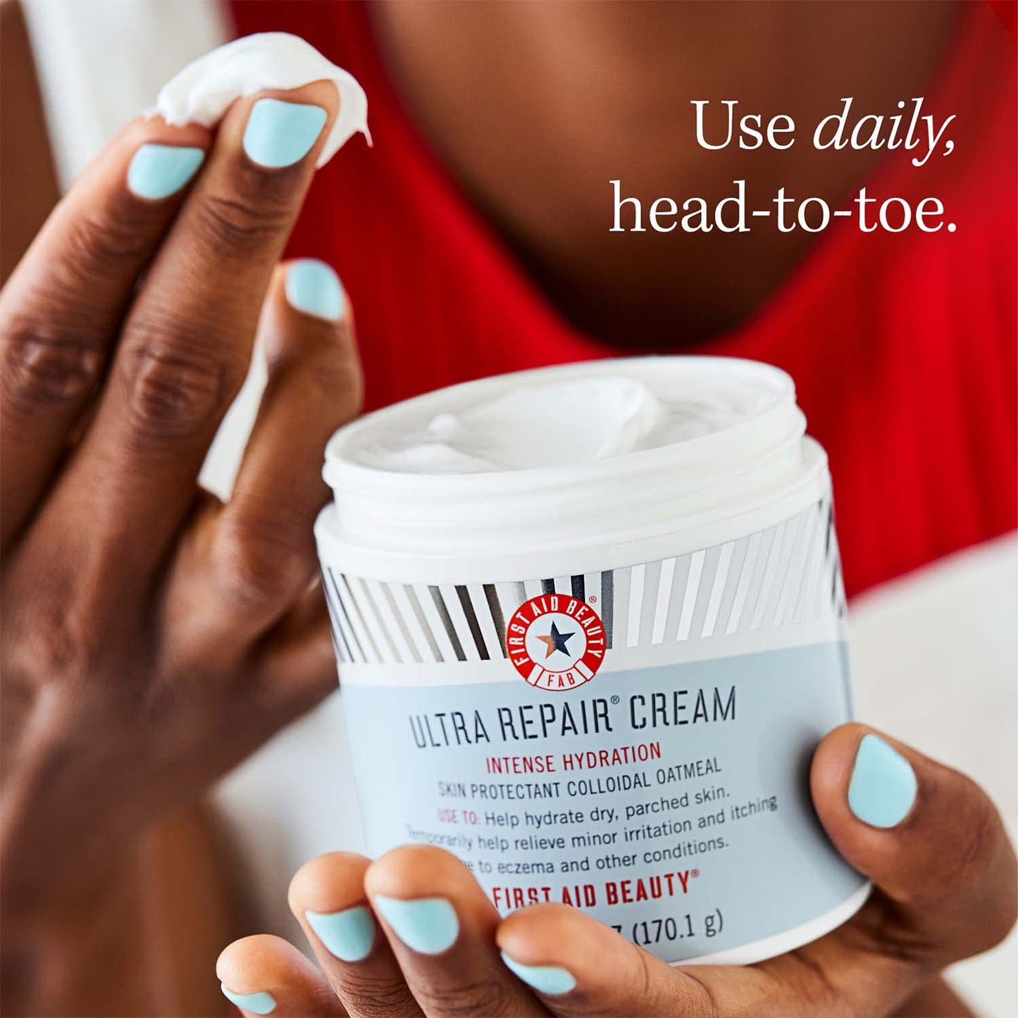 First Aid Beauty Ultra Repair Cream Intense Hydration Moisturizer for Face and Body - 1 oz