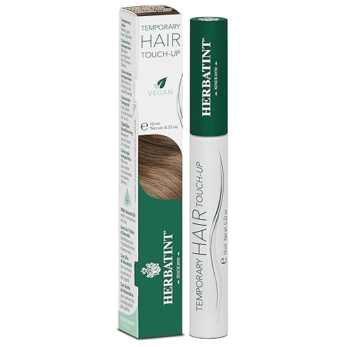 Herbatint Temporary Hair Touch-Up - Instantly Mask Grey Roots Between Coloring with Easy To Apply Precision Brush Kit - Natural-Looking Concealer