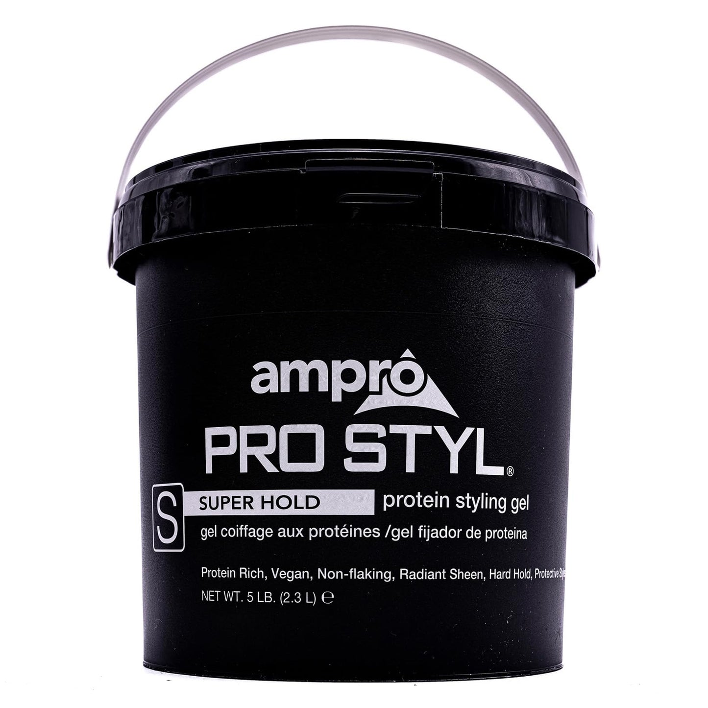 AmPro Pro Styl Styling Gel - Protects and Strengthens Your Strands - Non-Flaking, Alcohol Free, Vegan Formula - Flexible, Touchable Hold for All Hair