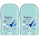Degree Advanced Antiperspirant Deodorant, Shower Clean 2-Pack - Travel Deodorant for Women, 72H Protection, 0.5 Oz Ea
