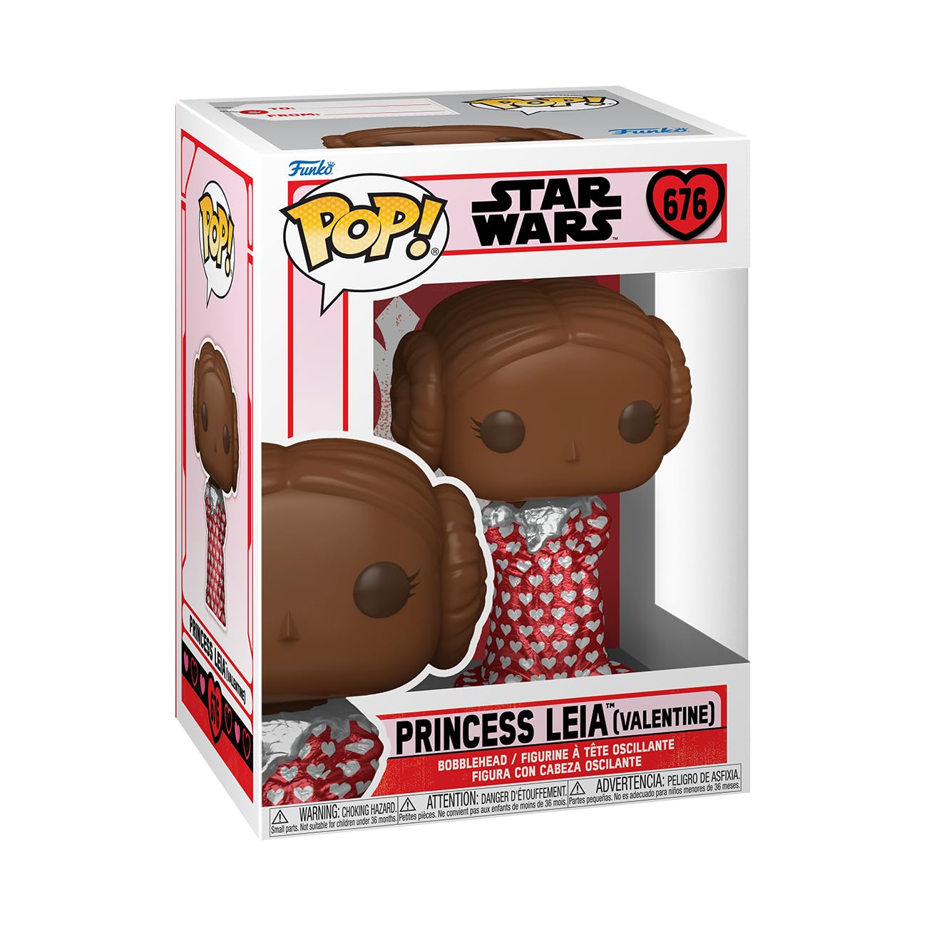 Funko POP! Star Wars: Valentines, Princess Leia - Collectable Vinyl Figure - Gift Idea - Official Merchandise - for Kids & Adults - Movies Fans…