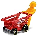 Hot Wheels 2017 HW Ride-Ons Aisle Driver (Shopping Cart Car) 139/365, Red