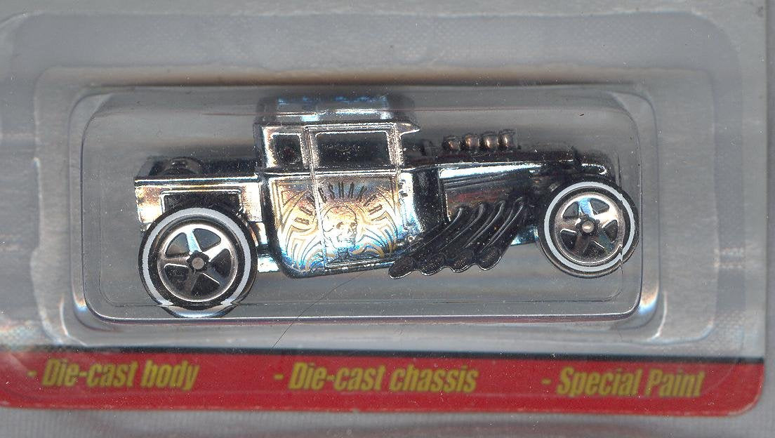 HOT WHEELS 2006 1 of 30 silver BONE SHAKER CLASSICS SERIES 3 1:64 SCALE DIE-CAST BODY/CHASSIS SPECIAL PAINT