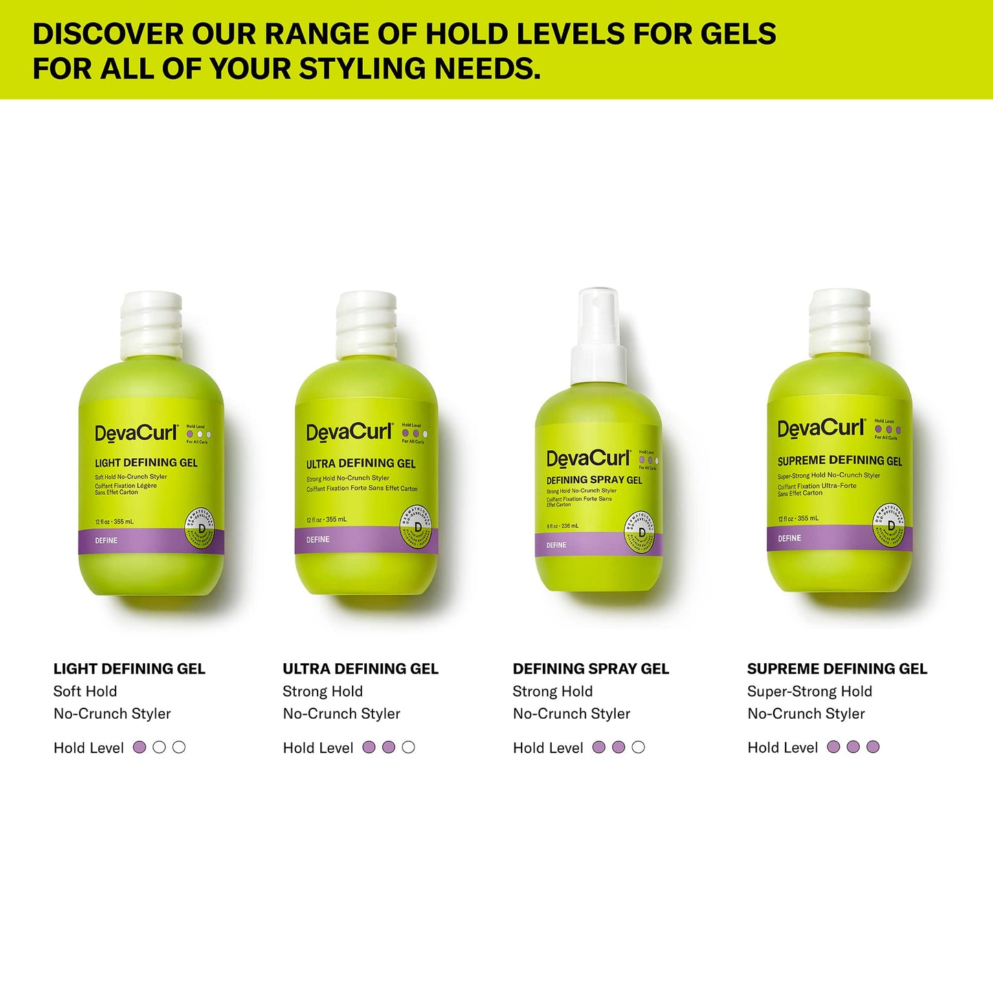 DevaCurl Ultra Defining Gel Strong Hold Non-Crunch Styler, 3 fl. oz