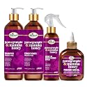 Difeel Pomegranate & Manuka Honey Shampoo & Conditioner 4-PC Set - Includes 33.8oz Shampoo, 33.8oz Conditioner, 8oz Leave in Spray and 7.1oz Hair Oil