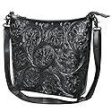 American Darling Messenger Hand Tooled Genuine Leather Women Bag Western Handbag Purse