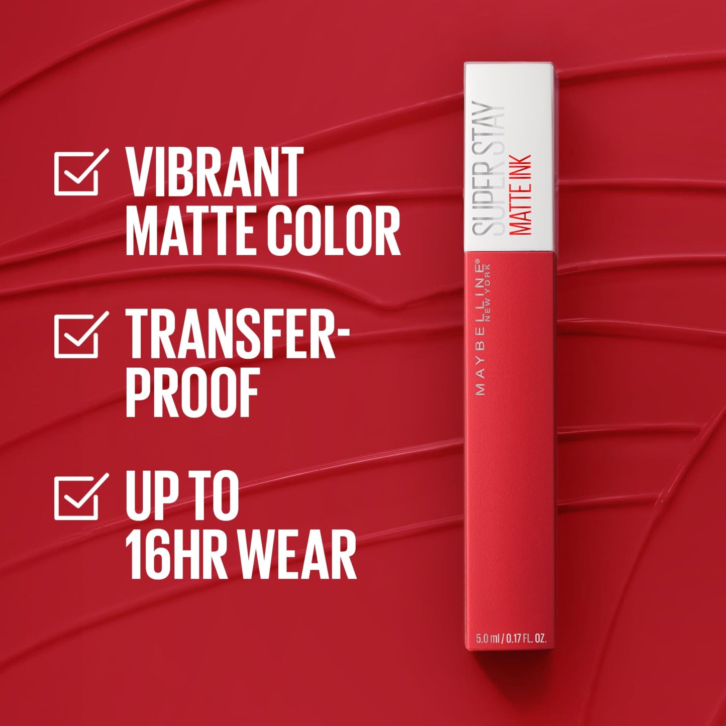 Maybelline Super Stay Matte Ink Liquid Lipstick Makeup, Long Lasting High Impact Color, Up to 16H Wear, Huntress, Muted Grey, 1 Count, Packaging May