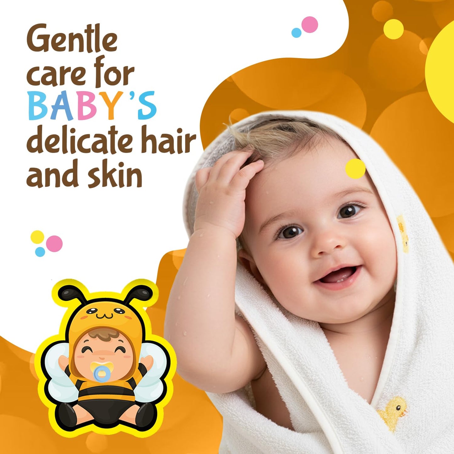 Tio Nacho Royal Baby Hair and Body Shampoo with Royal Jelly & Chamomile, 13.5 fl oz - Hypoallergenic, Gentle, Tear Free, All in One Body Wash
