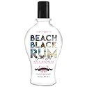 Tan Asz U Beach Black Rum Tanning Lotion, Double Shot 400X Bronzer, Dark Reserve Peptide Infusion, Luxe Indoor Tanning Lotion with Coconut Water