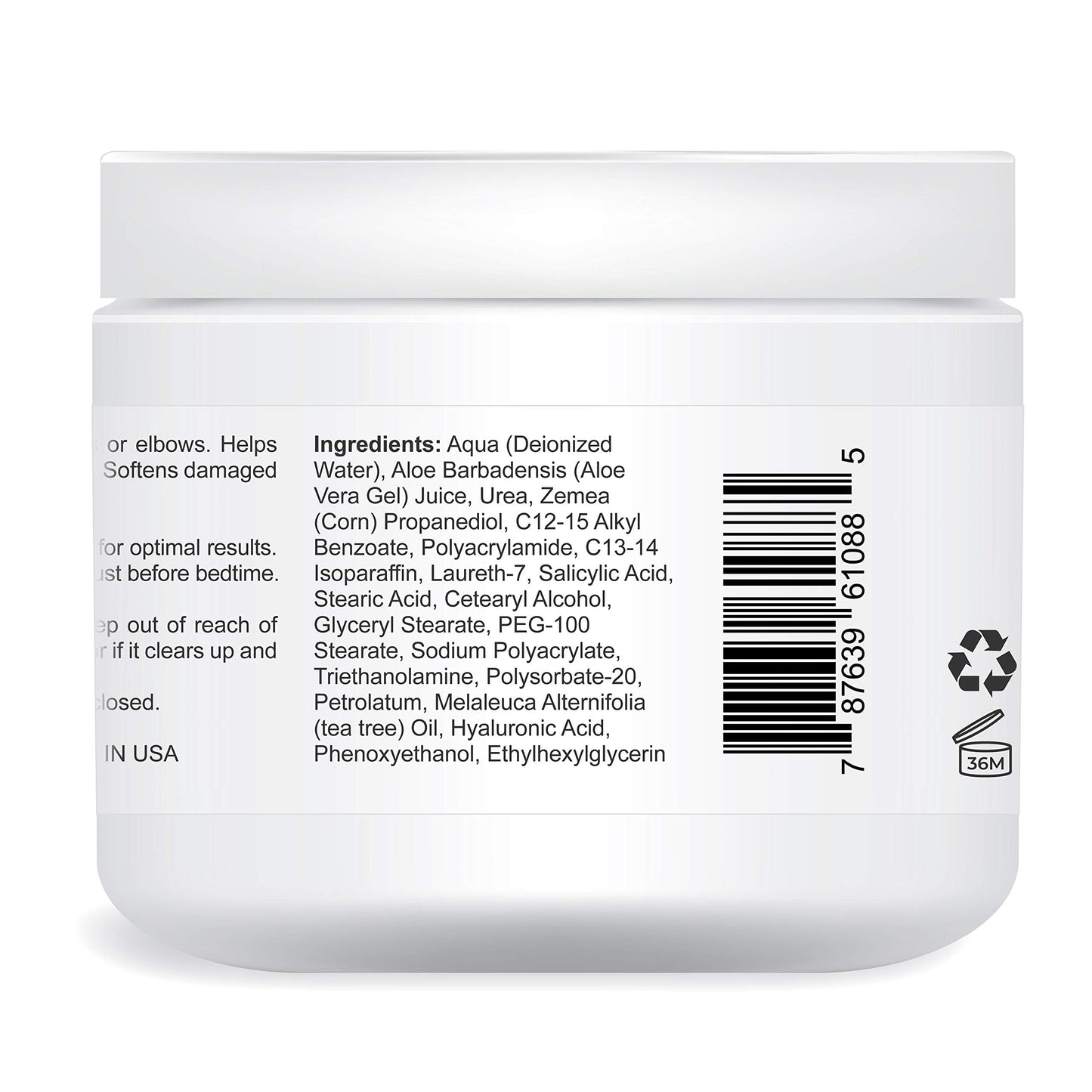 UREA LABS | 42% Urea Cream - Tea Tree Oil & Aloe Vera-Infused Foot & Skin Repair | Deep Hydration & Natural Exfoliation for Cracked Heels, Dry Feet