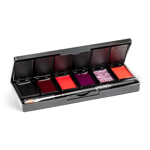 Gelish Cream Gel Soak-Off Solid Gel Polish with Brush - Getting Reddy Palette Beauty & Personal Care Gelish