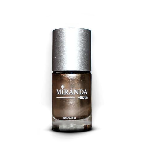 Miranda Beauty: Superfood-Infused Vegan Nail Polish for Healthy, Beautiful Nails, 21-free, Biotin-infused, Cruelty Free - SNOW-IN-SUMMER- 0.40 fl oz Beauty & Personal Care Miranda