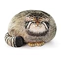 Pallas Cat Stuffed Animal, Steppe Cat Plush Cute Plushies for Girls,Kitten Soft Plush Throw Pillow Doll Big Plush Toy Decoration Doll Gift for Kids…