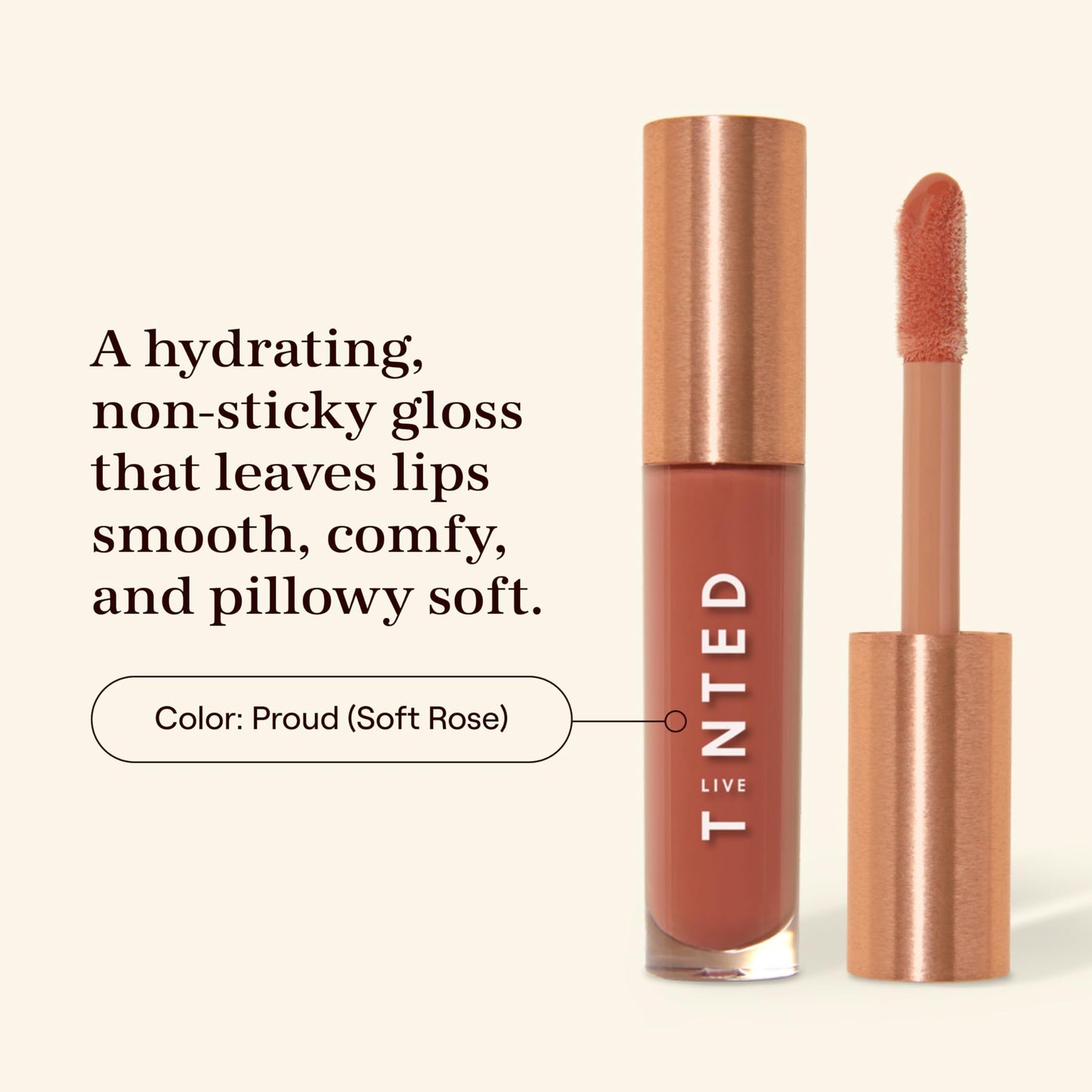 Live Tinted Huegloss High-Shine Lip Gloss - Hydrating, Non-Sticky, Moisturizing Lip Gloss with Hyaluronic Acid, Coconut Oil, and Shea Butter For a