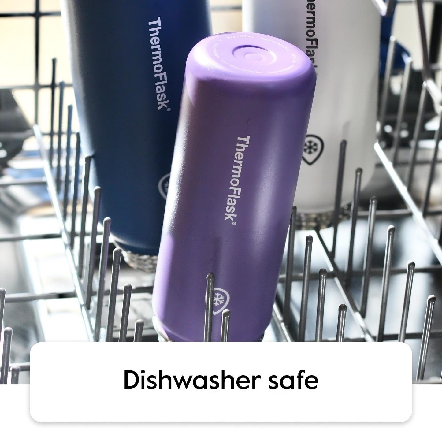 Thermoflask 24 oz Double Wall Vacuum Insulated Stainless Steel 2-Pack of Water Bottles, Black/Malachite