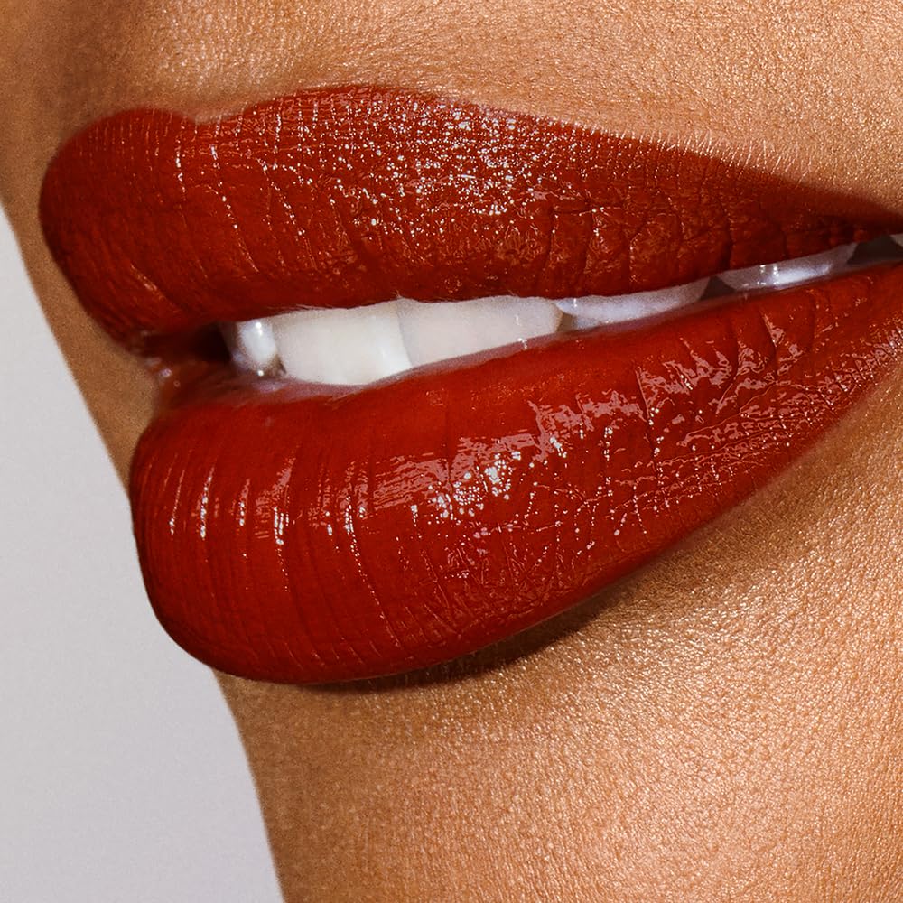 Estée Lauder Pure Color Explicit Long-Lasting Slick Shine Slim Lipstick for Women | Plumping & Hydrating, 222 Heat of the Moment