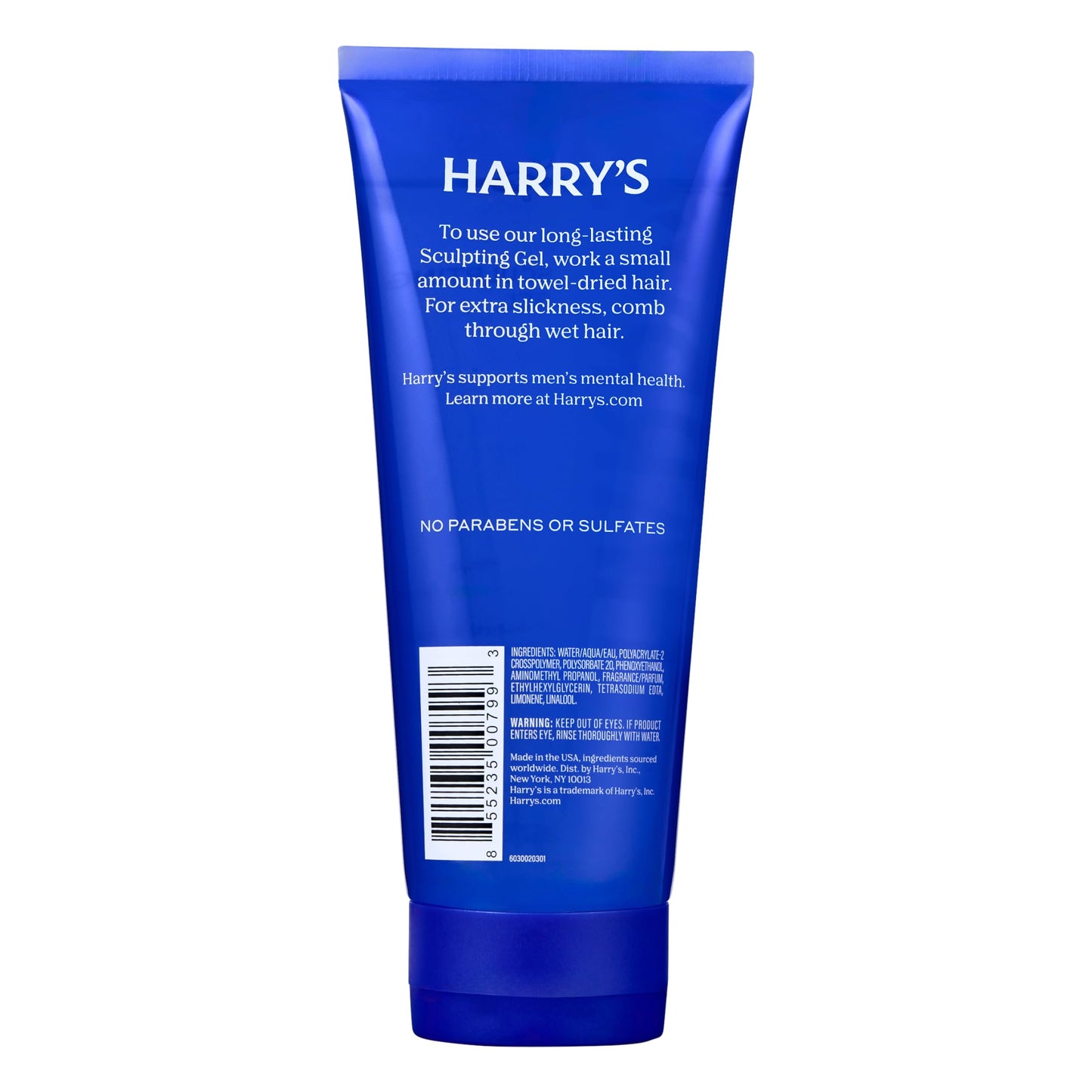 Harry's Hair Gel for Men, Hair Gel with Firm Hold & Polished Finish, 6.7 Fl Oz, 3 Pack