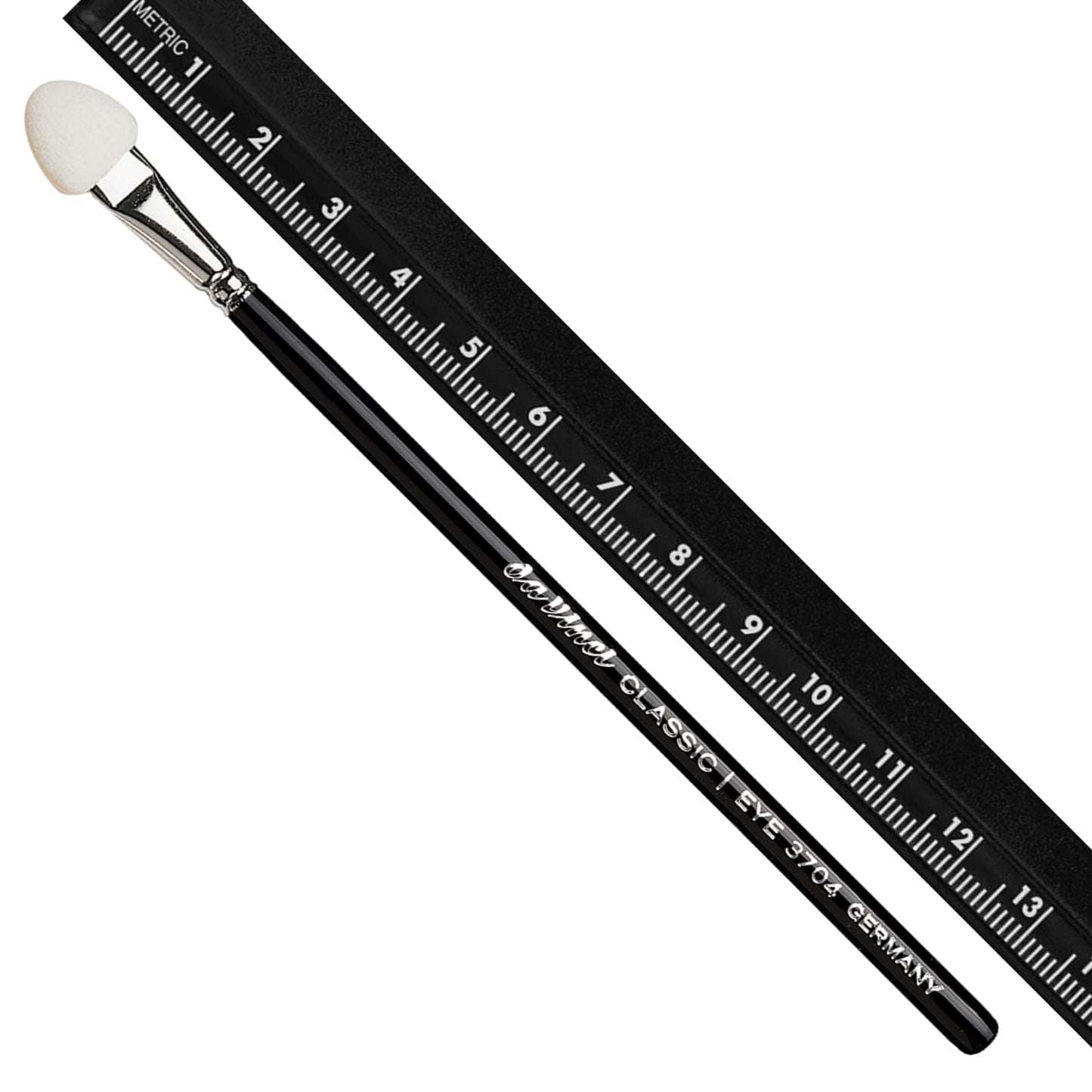 da Vinci Cosmetics CLASSIC Series 3704 - Eyeshadow Applicator in white - for area and detail work with powder & cream eyeshadow