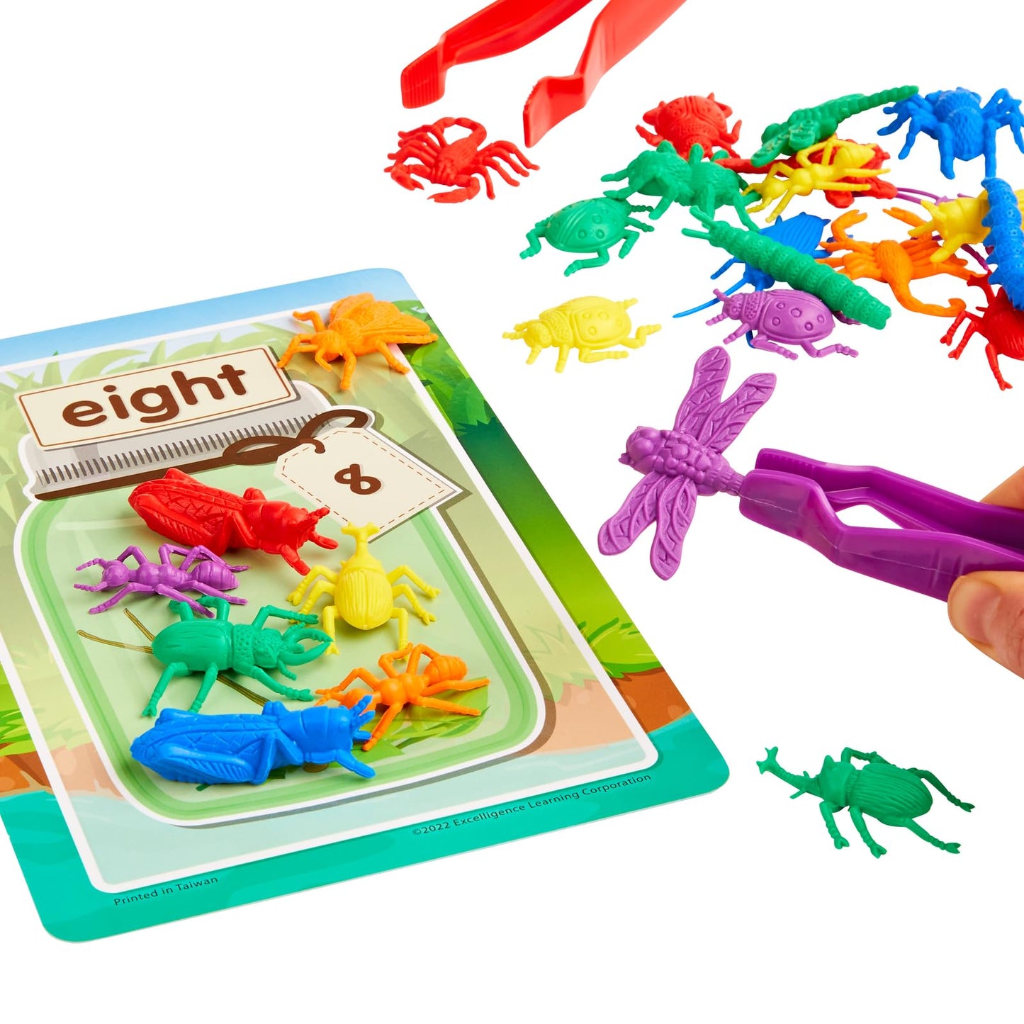 Excellerations Tweezer Tasks - Counting with Bugs