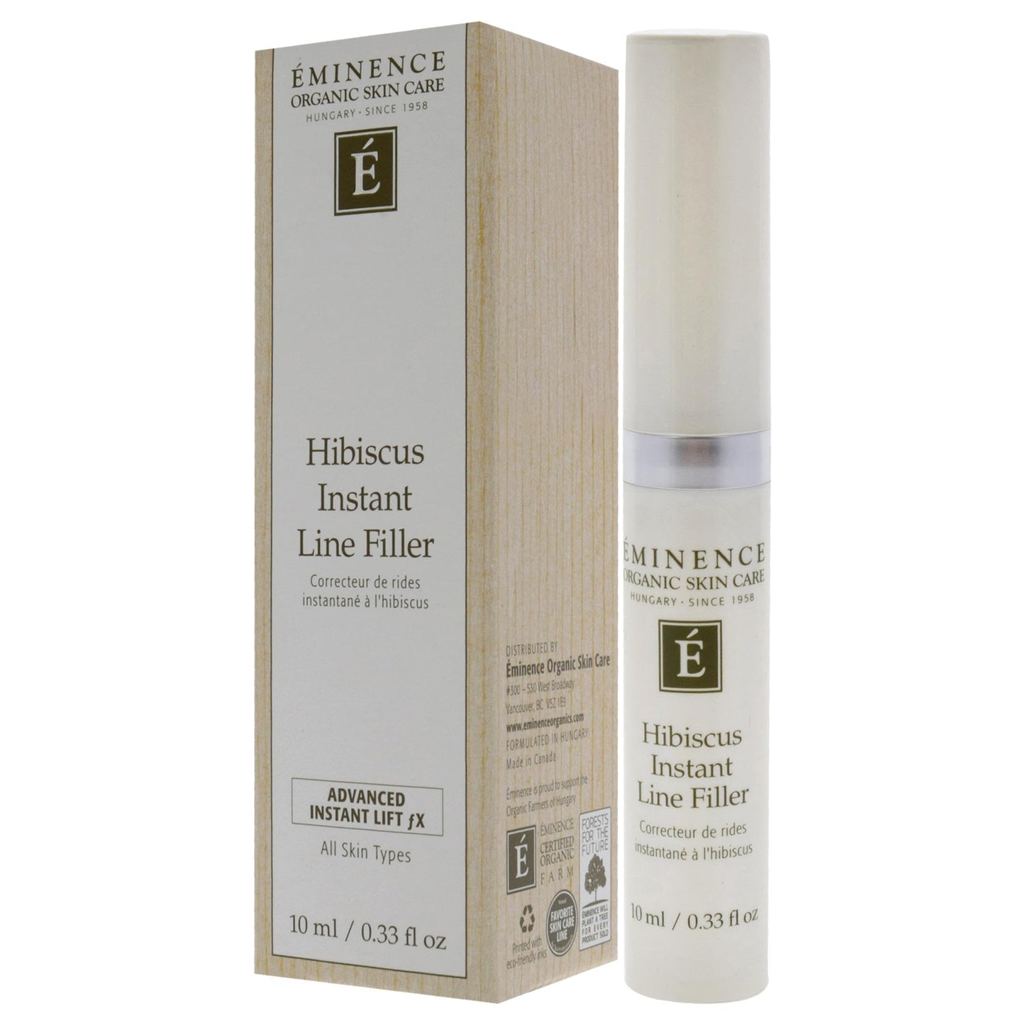 Eminence Hibiscus Instant Line Filler for Unisex - 0.33 oz Cream