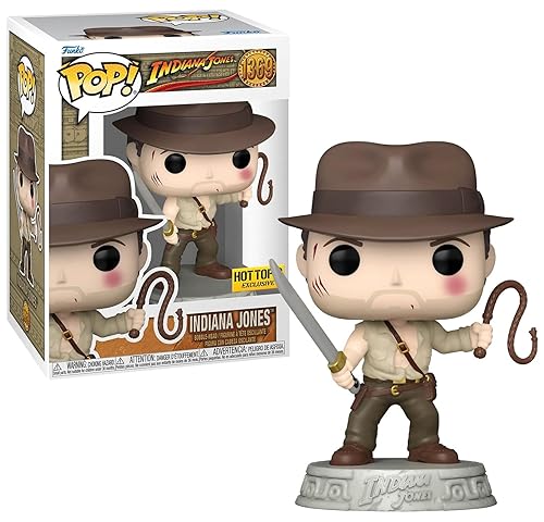 Funko Indiana Jones and The Temple of Doom: Indiana Jones with Whip Pop Vinyl Action Figure