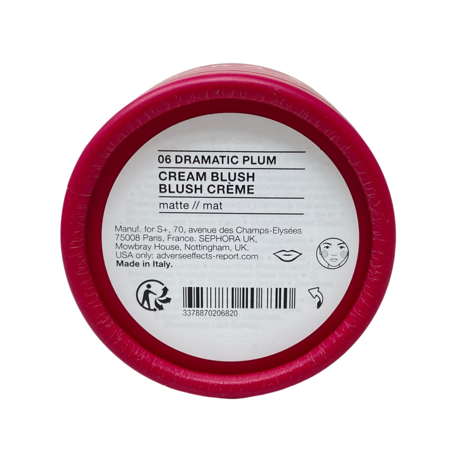 Sephora Collection Multiuse Cream Blush - 06 Dramatic Plum (3.5 g / 0.12 oz)