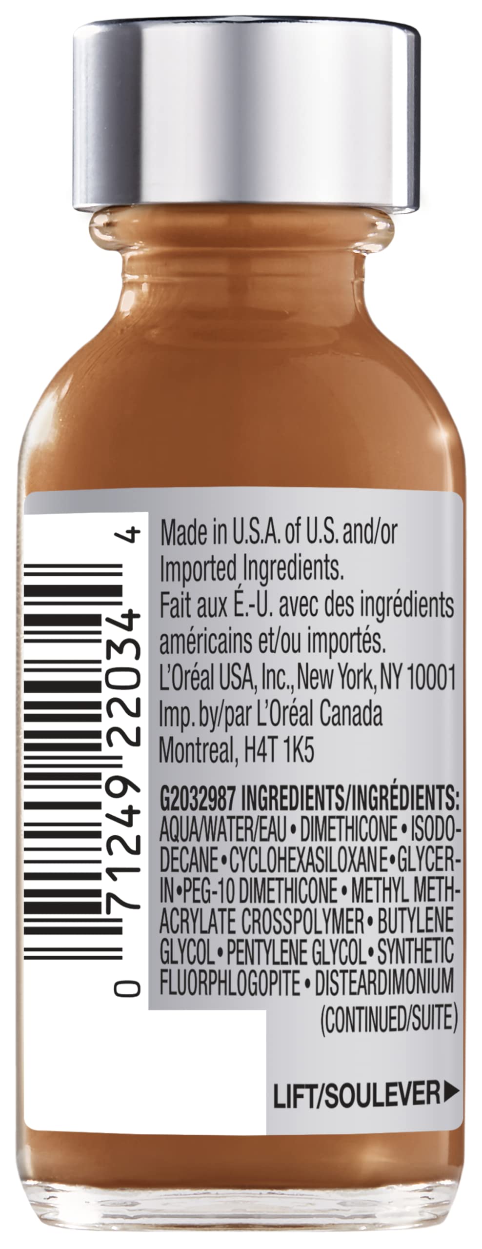 L’Oréal Paris Makeup True Match Super-Blendable Liquid Foundation, Mahogany N9, 1 Fl Oz,1 Count