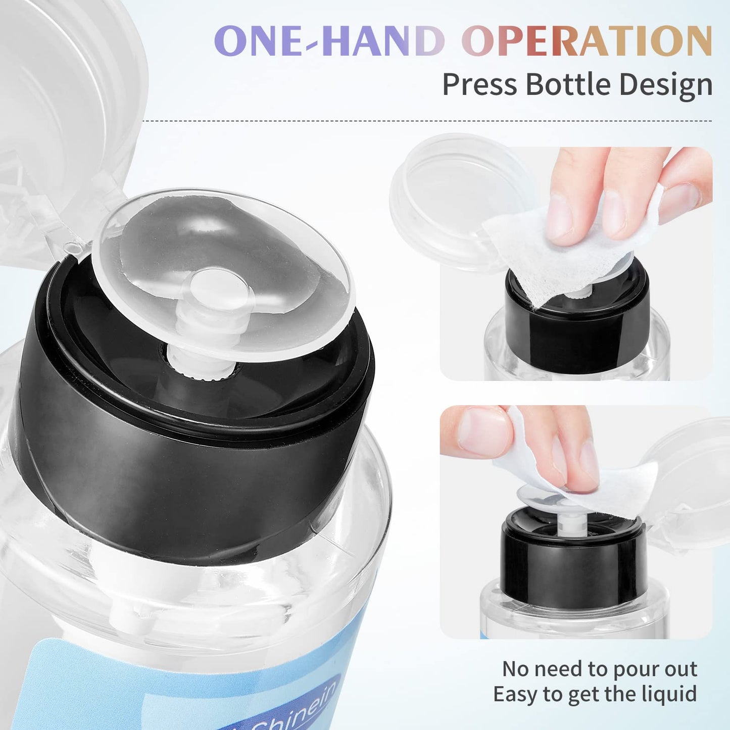 U-Shinein 200ml Nail Slip Solution, 4-in-1 Poly Nail Gel Slip Solution Poly Nail Extension Gel Liquid Slip Solution Builder Gel, Nail Cleaner Liquid