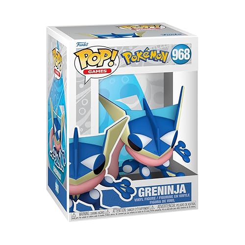 Funko Pop Games: Pokemon - Greninja - Collectable Vinyl Figure - Gift Idea - Official Merchandise - Toys for Kids & Adults - Video Games Fans - Model…