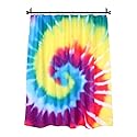 iDesign Shower Curtain, Tie Dye