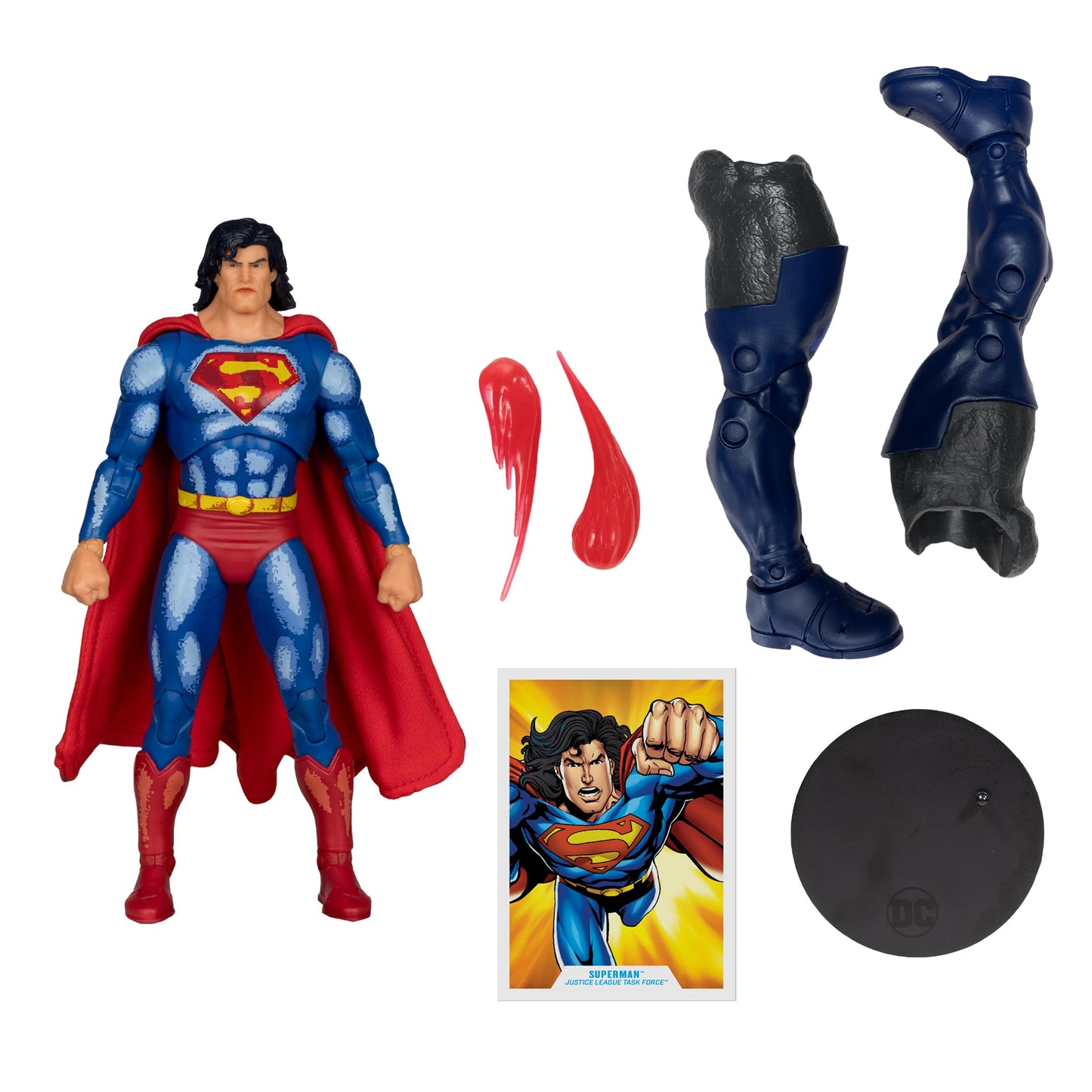 McFarlane Toys - DC Multiverse Superman (Justice League Task Force) 7in Build-A Figure