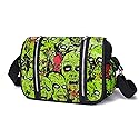 MEOKIM Gothic Canvas Backpack with Printed Skull - Green Tote Bag