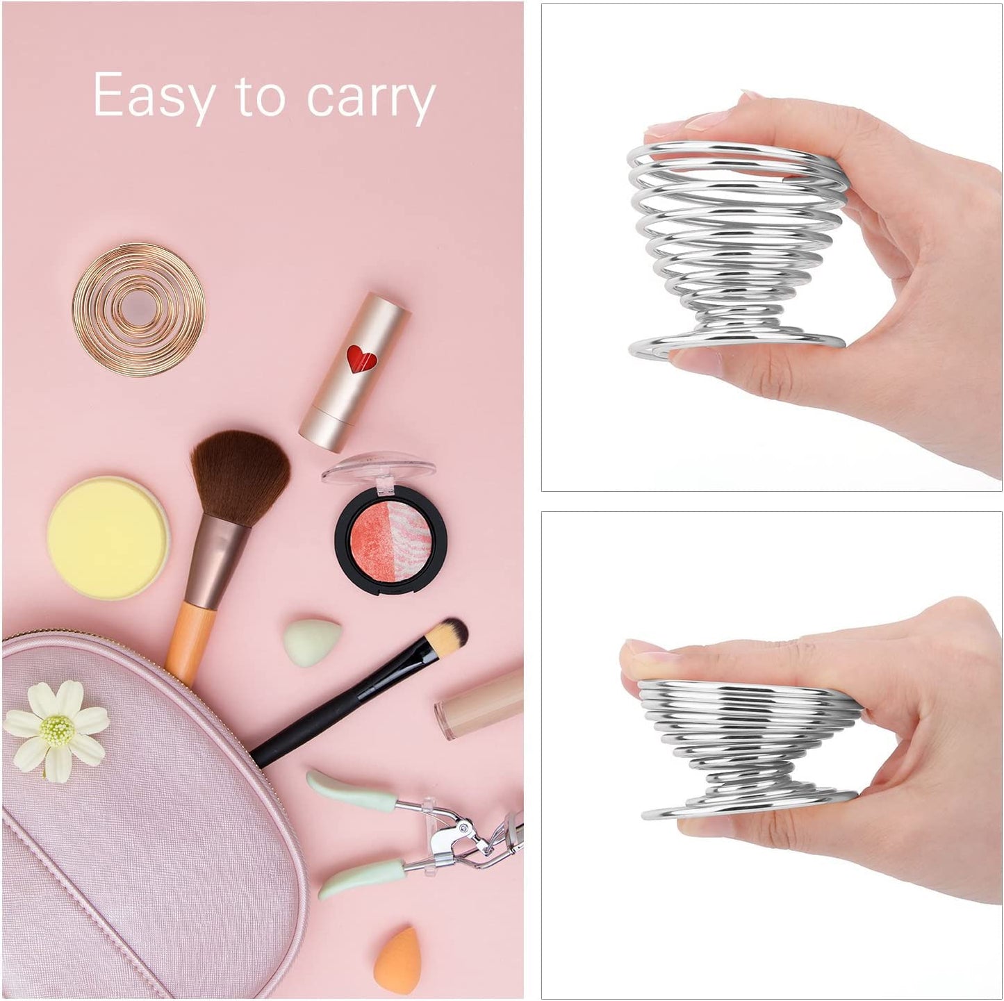 Luxspire Beauty Sponge Blender Holder, Sponge Makeup Blender Holder, Makeup Powder Puff Sponge Holder Beauty Tool Dryer Drying Rack Egg Powder Puff