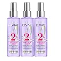 L'Oreal Paris Elvive Hyaluron Plump Moisture Plump Hair Serum for Dehydrated, Dry Hair with Hyaluronic Acid Care Complex, Paraben-Free, 4.4 Fl Oz (3