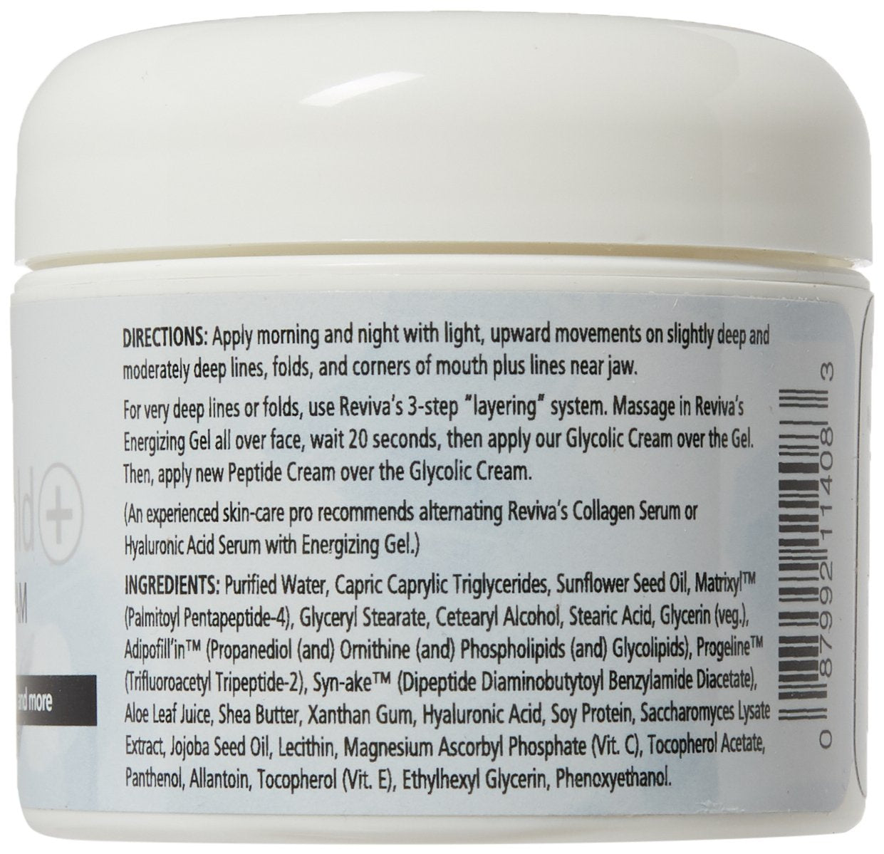 REVIVA Anti-Wrinkle Cream Peptides, 0.05 Pounds