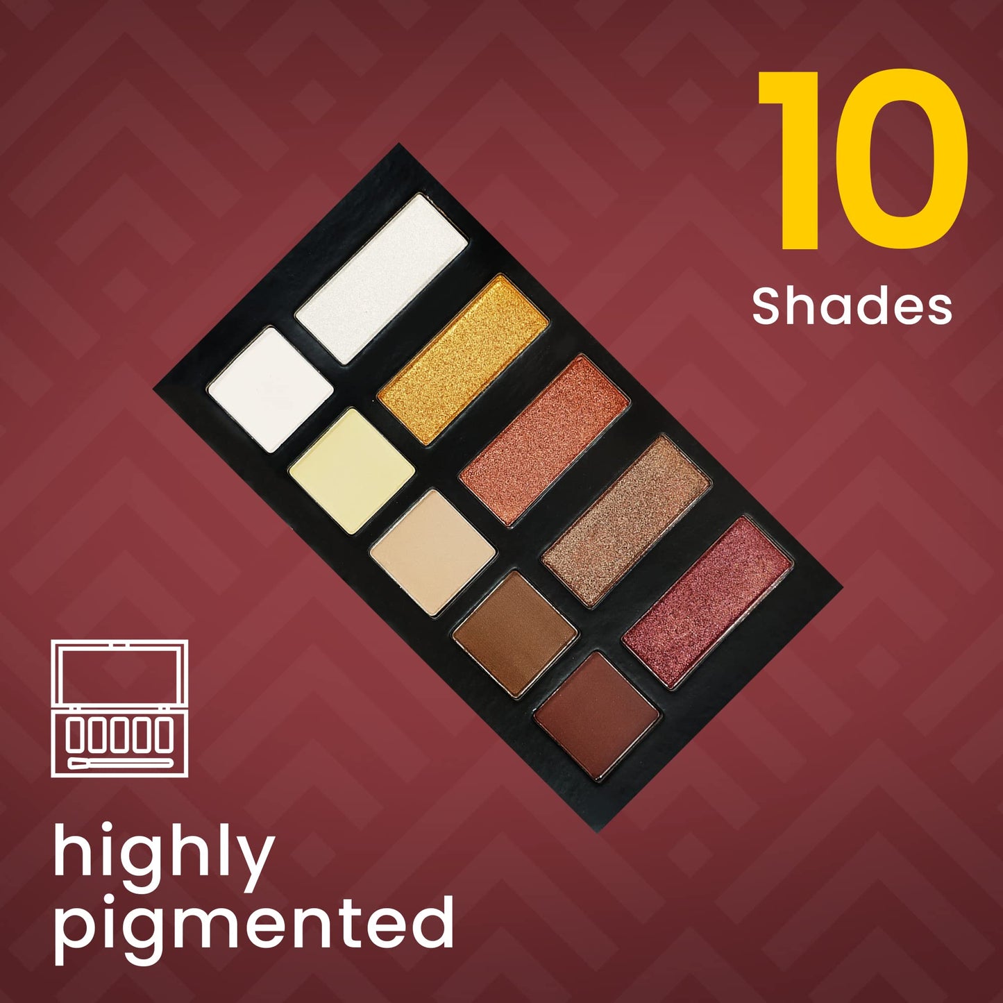 Metal Matte 10 color Eyeshadow Palette