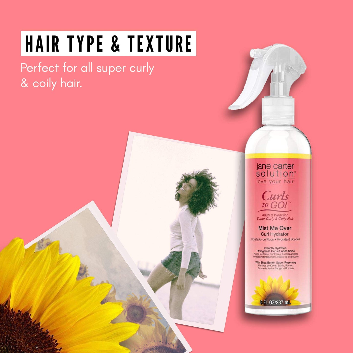 Jane Carter Solution Curls To Go! Mist Me Over, 8 oz